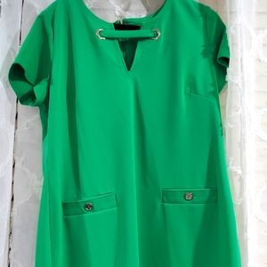 Green Tommy Hilfiger shift dress